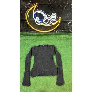 James Perse Gray 100% Cashmere Sweater Youth Long Sleeve Size‎ 2